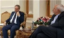 رایزنی فیصل مقداد با ظریف در تهران درباره سوریه