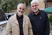 تصویر عاشورایی دیدنی حاج قاسم و ابومهدی در بغداد