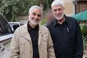 تصویر عاشورایی دیدنی حاج قاسم و ابومهدی در بغداد