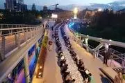 مهمانی افطاری ساده در بوستان‌های تهران