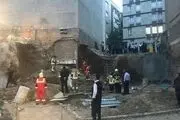 ریزش آوار در جنوب تهران 