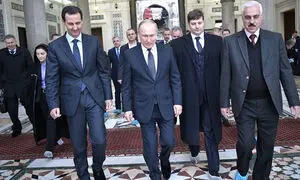افشای سفر غیرعلنی‌ پوتین به دمشق