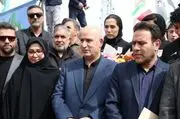 سخنان مهدی تاج  در حاشیه مراسم استقبال از تیم ملی فوتبال بانوان