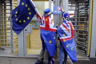 لندنی ها به خروج از اتحادیه اروپا اعتراض می کنند