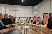 دیدار باقری‌کنی و فیصل بن‌فرحان در روسیه 
