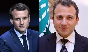 دیدار وزیر خارجه لبنان با رئیس جمهور فرانسه