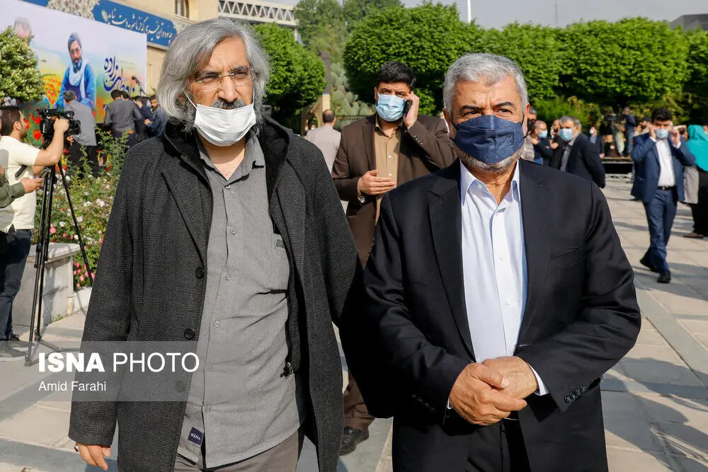 مراسم تشییع نادر طالب‌زاده/گزارش تصویری