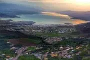  نمایی زیبا از شهر منجیل