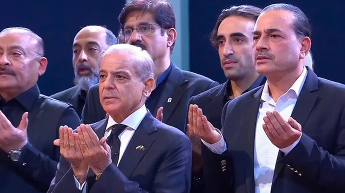 پیام شهباز شریف پس از حضور در تشییع رهبر شهید