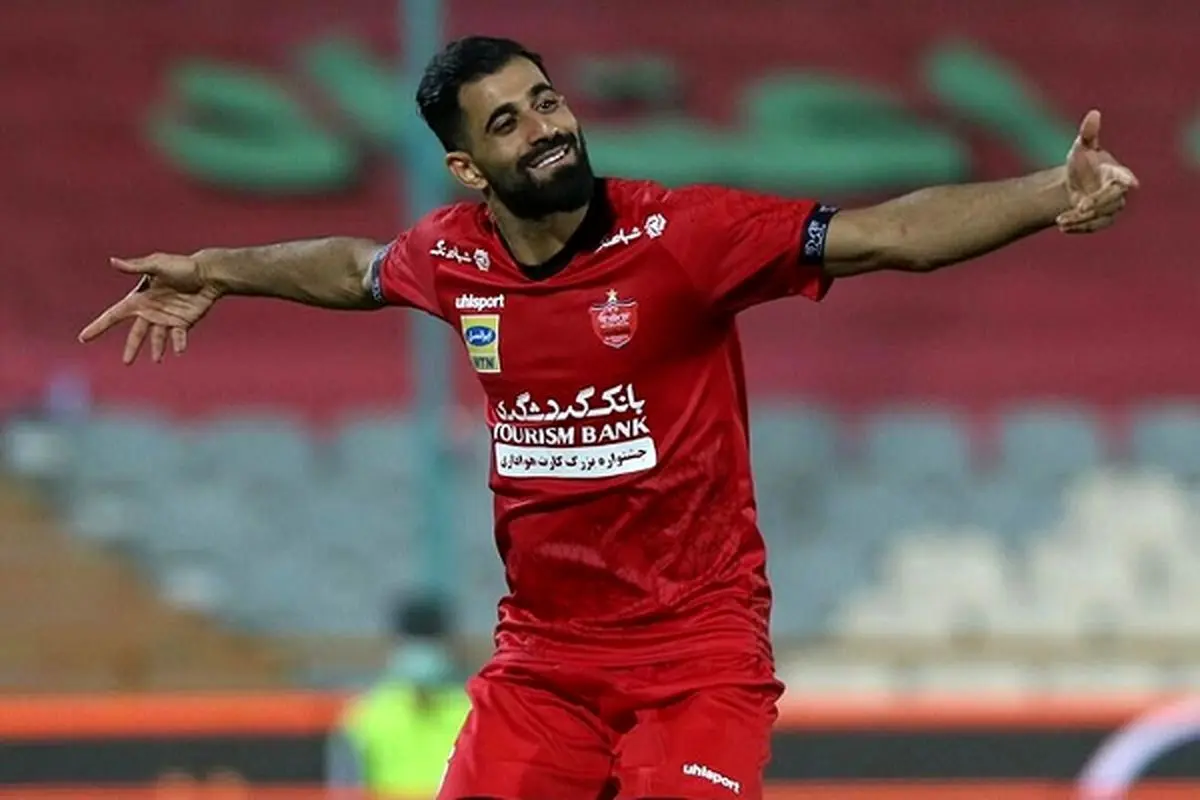 گل سوم پرسپولیس به صنعت نفت با پنالتی کنعانی زادگان