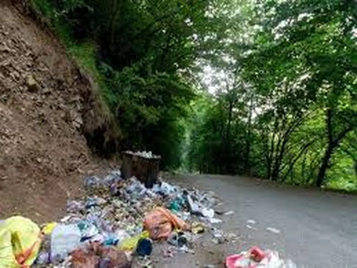ببینید| بمباران «شمال» با زباله‌های نوروزی