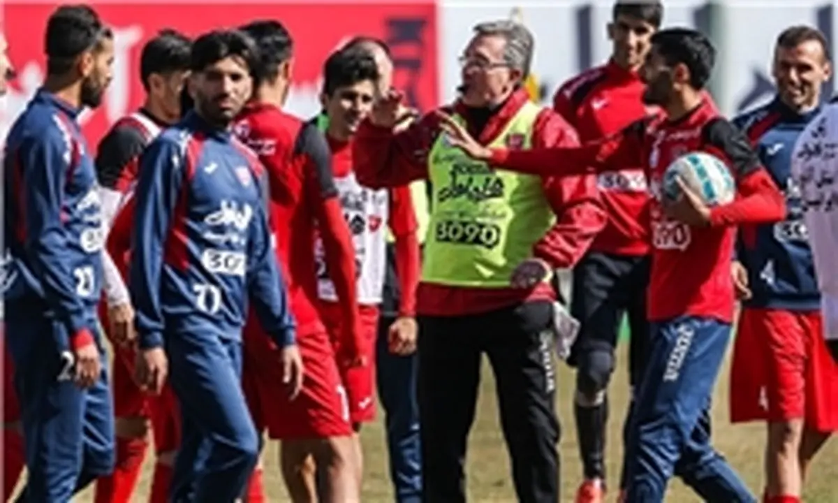 حضور پسر برانکو در تمرین پرسپولیس