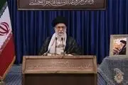 معنی حدیث نصب شده در دیدار امروز رهبر معظم انقلاب/ عکس