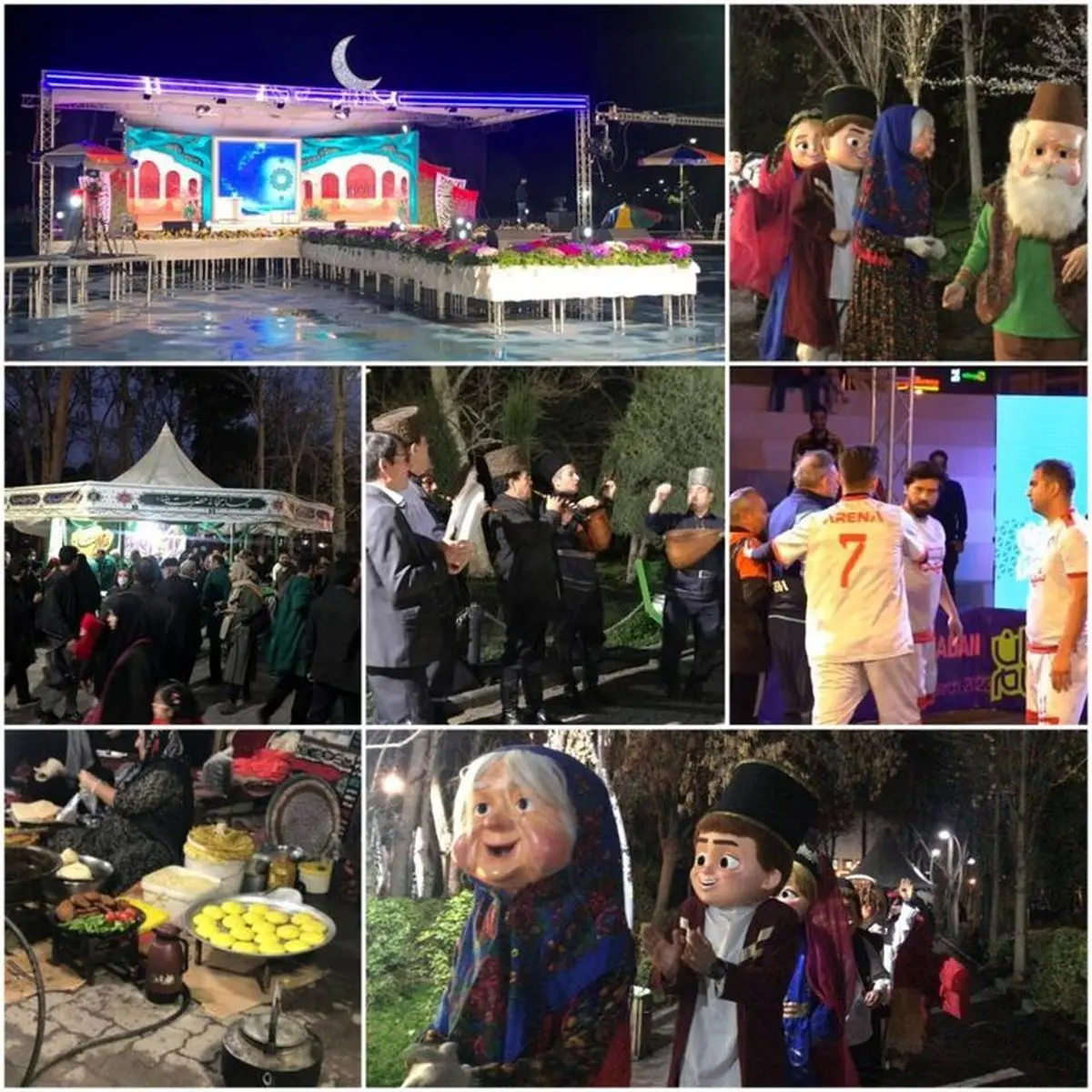 برپایی برنامههای جشن عید فطر به مدت ۵ شب در بوستان ملت