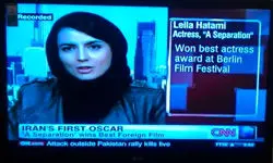 مصاحبه لیلا حاتمی با شبکه CNN
