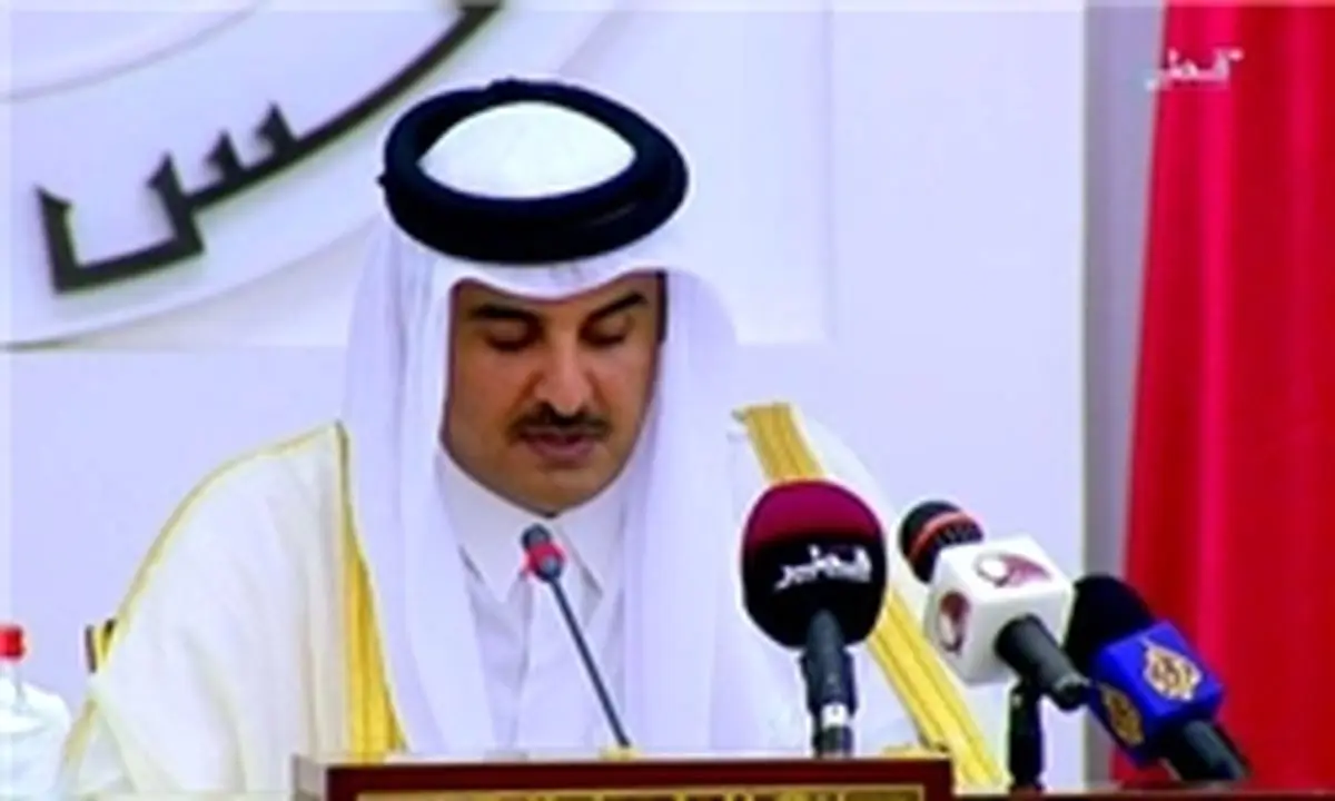 امیر قطر: بحران سوریه امنیت جهانی را تهدید میکند