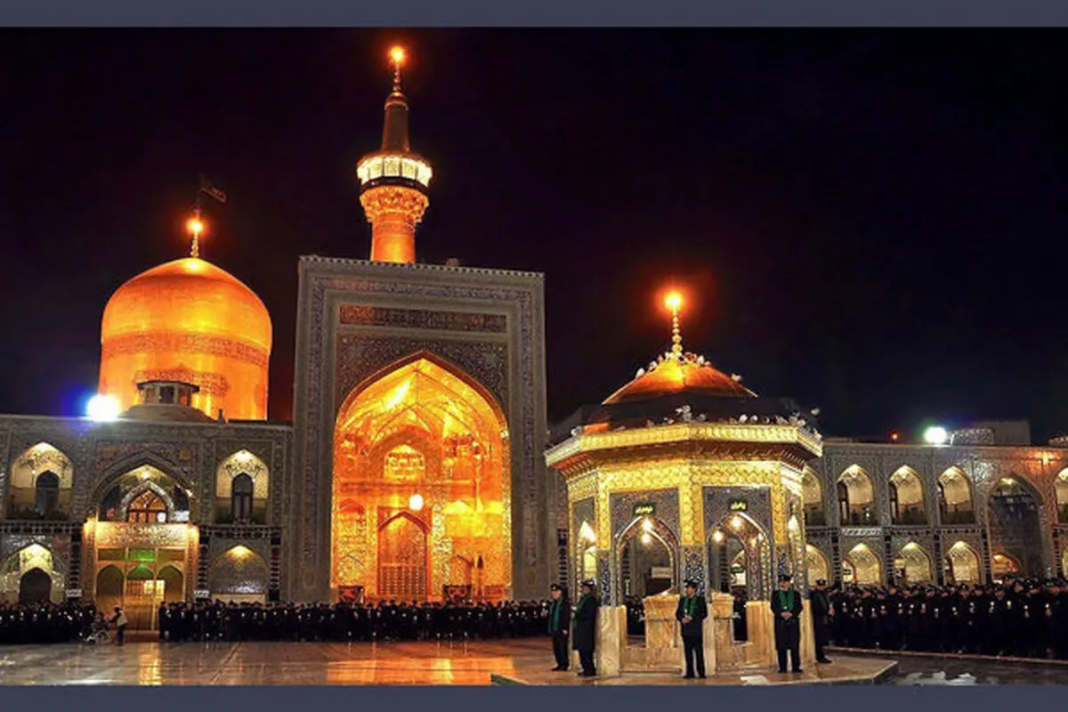  حرم منور رضوی سپیدپوش شد +عکس 