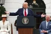 خاطره ترامپ درباره مادرش و شاه چارلز