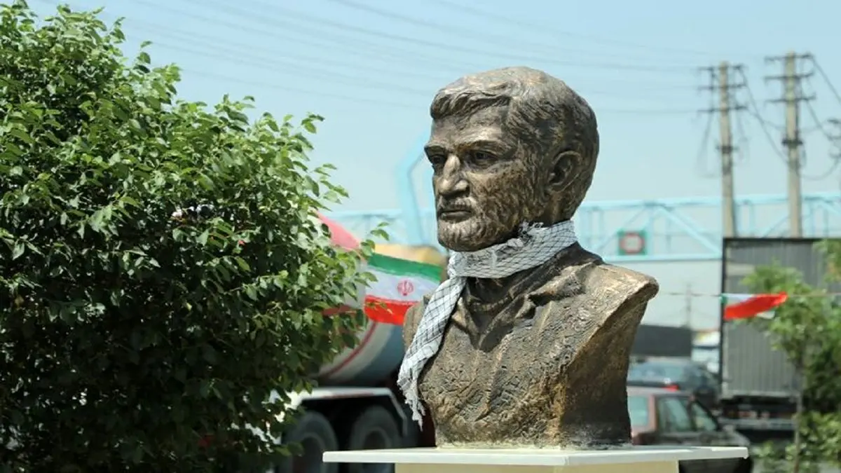 سردیس حاج احمد متوسلیان رونمایی شد