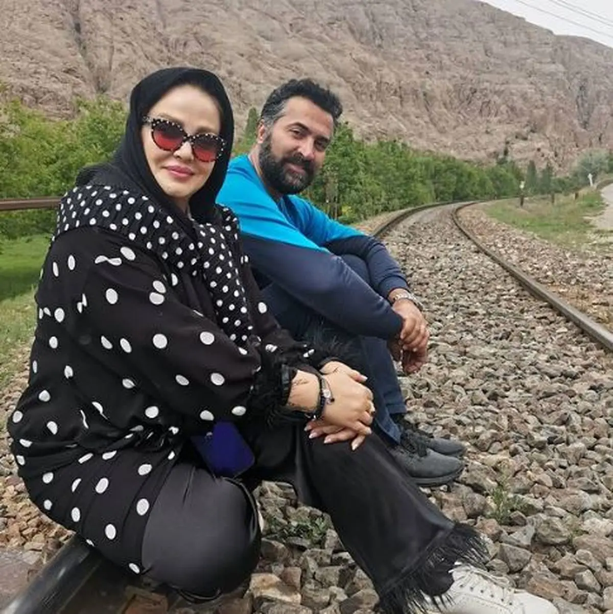 شاعرانه حاجی در سالگرد ازدواجش با بهاره رهنما+ عکس