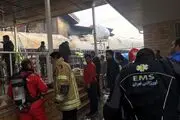 خروج پیکر همه جان‌باختگان حادثه هواپیما