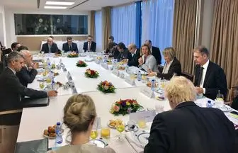 حضور ظریف در جلسه وزرای خارجه اروپا