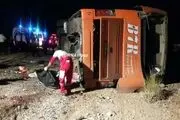 واژگونی مرگبار اتوبوس دانش آموزان هرمزگانی