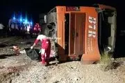 واژگونی مرگبار اتوبوس دانش آموزان هرمزگانی