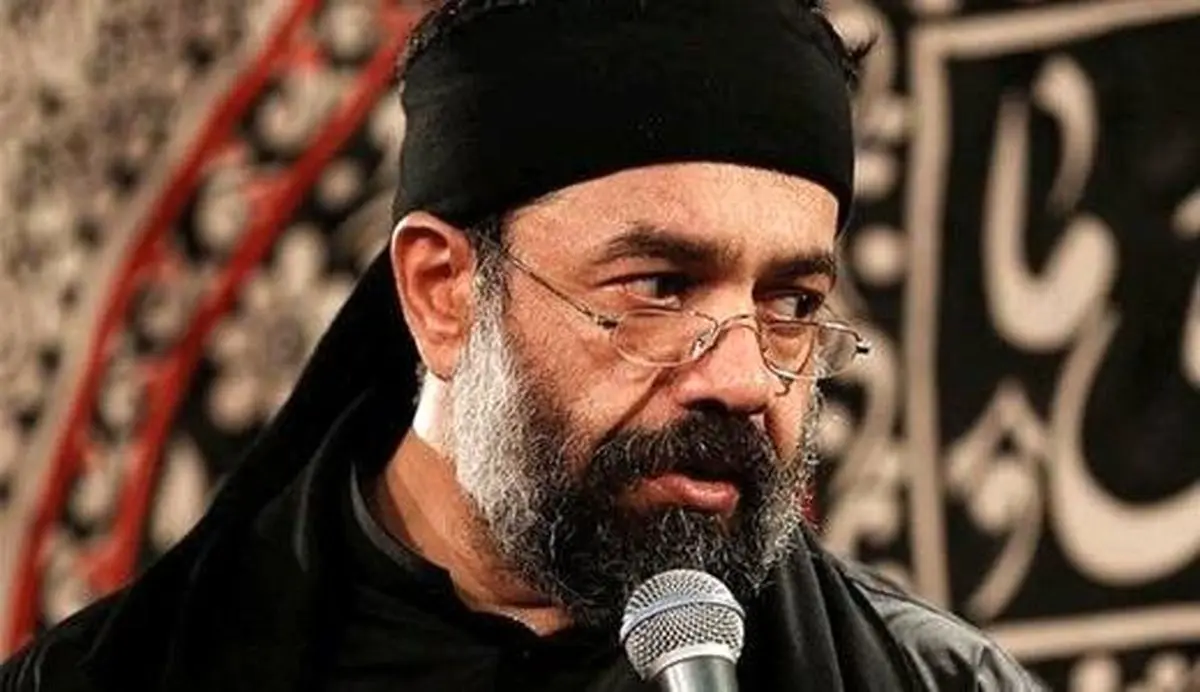 حاج محمود کریمی در اجتماع «امت بهشتی» مرثیه خوانی میکند