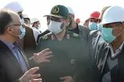 بازدید فرمانده قرارگاه سازندگی خاتم الانبیاء از منطقه ویژه اقتصادی پارسیان