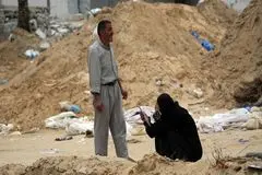 کشف جسد حدود 400 فلسطینی در گور های دسته جمعی در غزه