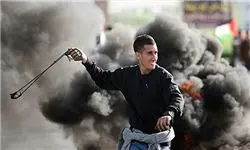 حمله صهیونیست‌ها به مراسم تشییع جوان فلسطینی