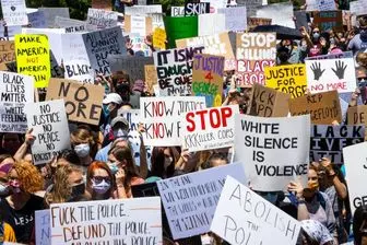 اعتراض مردم مدیسون آمریکا به خشونت کشیده شد

