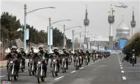 رژه یگان‌های انتظامی در جوار مرقد امام(ره)