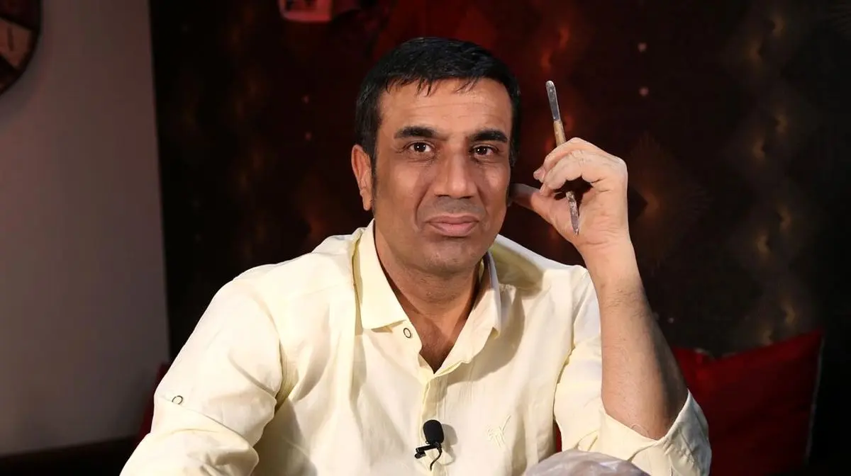 ژِست عجیب «نصرالله رادش»/ عکس