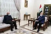 دیدار برهم صالح با مسجدی در بغداد