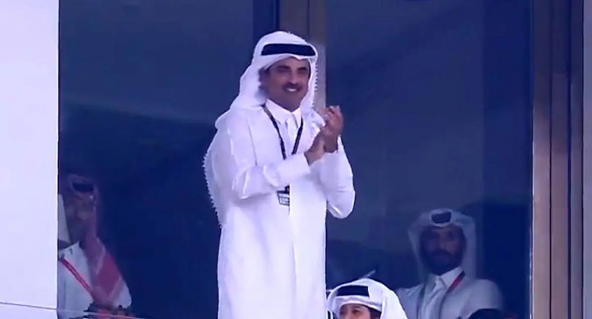 جایگاه «وی وی وی آی پی» برای امیر قطر
