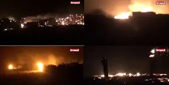 ائتلاف سعودی یک روستا را در غرب یمن آتش زد