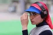  ناکامی دیگر برای بانوی ملی‌پوش تپانچه 