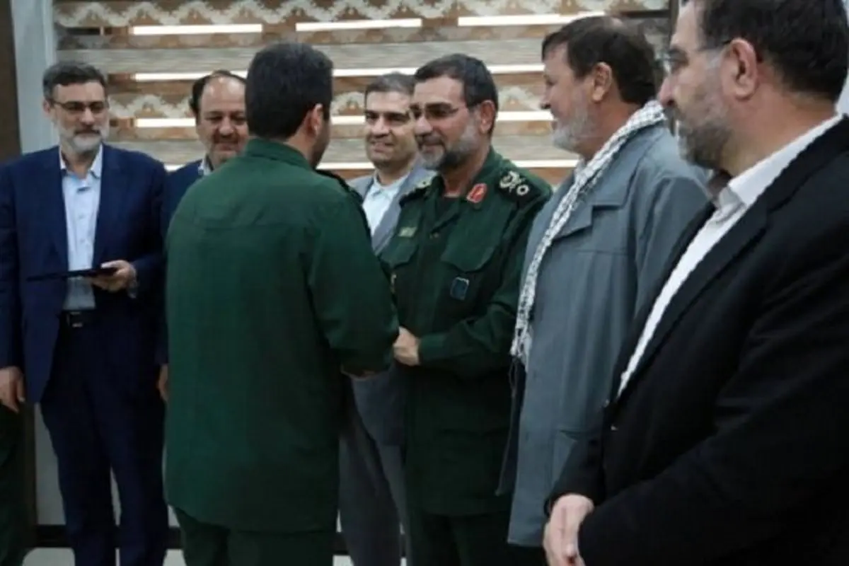 آیین تجلیل از عوامل سرنگونی پهپاد آمریکایی