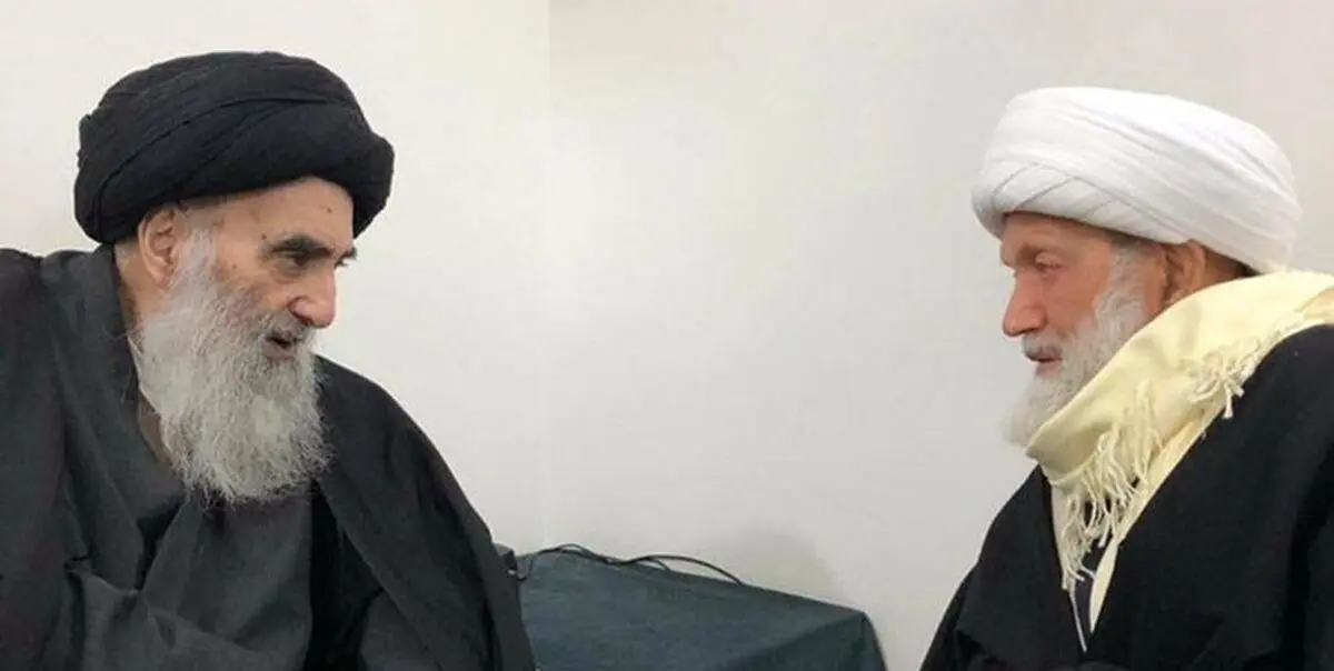 آیت‌الله سیستانی و آیت‌الله شیخ عیسی قاسم با یکدیگر دیدار کردند