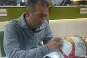 کمالوند توپ باشگاه صبا را امضا کرد/عکس