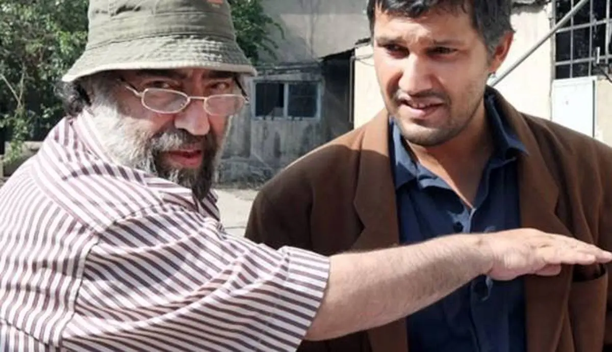 تصاویر جالب مسعود کیمیایی و پسرش در پشت صحنه «جرم»