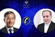 تماس تلفنی وزیر خارجه سنگاپور و عراقچی