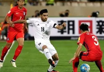 جهانبخش بهترین بازیکن دیدار ایران - کره جنوبی
