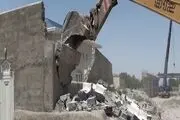 تخریب ویلاهای غیرمجاز ساخته شده در حریم رودخانه های شهرستان شبستر