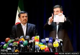 احمدی نژاد درکنارمشایی اوج اراده برای بقا