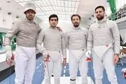 شمشیربازی ایران تاریخ‌ساز شد