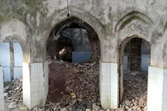 حمام تاریخی «زیبا کنار» در حال تخریب