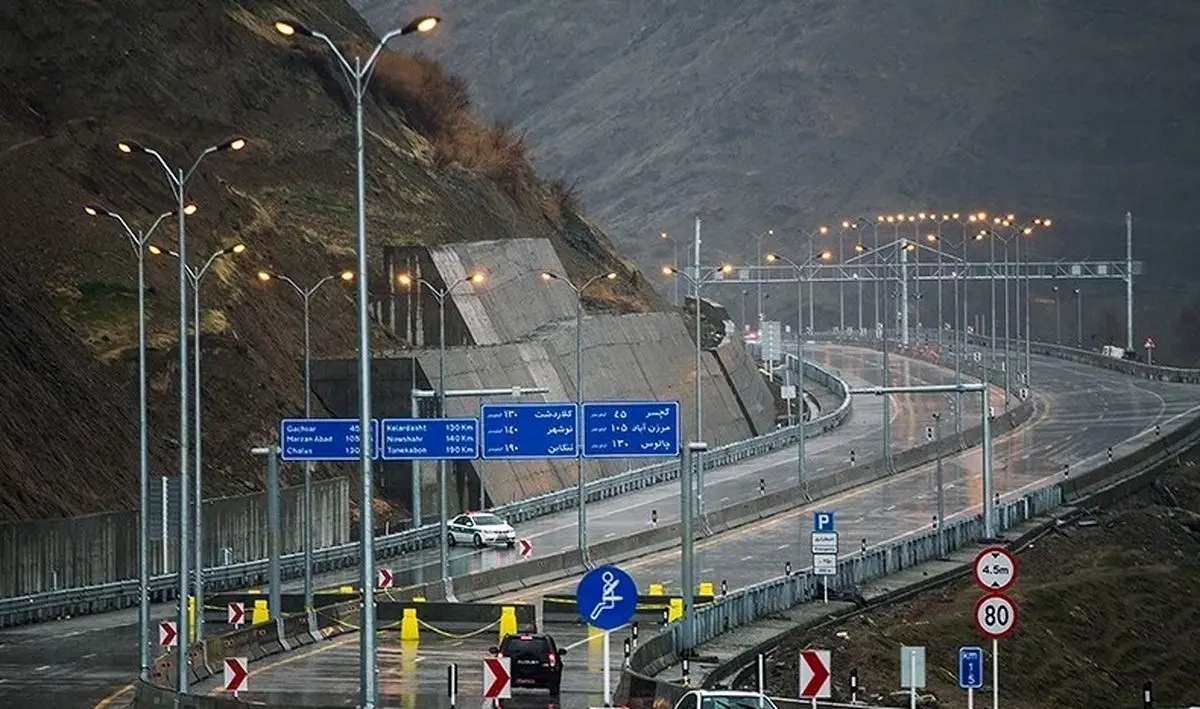 قطعه یک آزادراه تهران-شمال بازگشایی شد